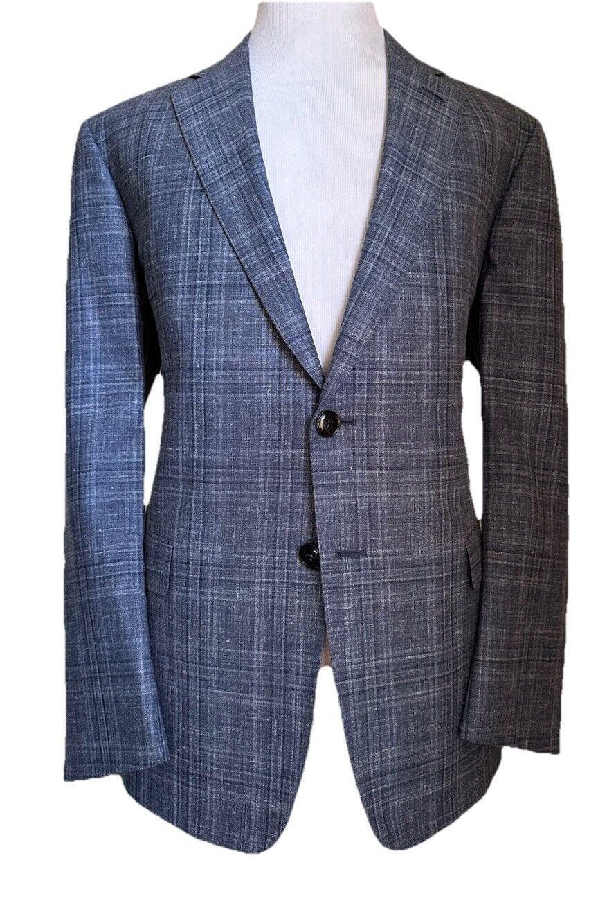 Giorgio Armani Men Sport Coat Jacket Blazer Blue 46L US/56L Eu Italy NWT $2395