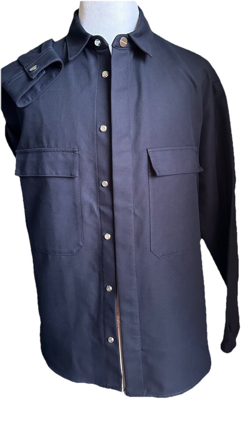 Giorgio Armani Men Oversized Jacket Shirt Navy 44 US/54 Eu Italy NWT $1295