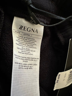 ZZEGNA Techmerino Mens Drawstring Sweatpants Pants Navy Size XL New $645