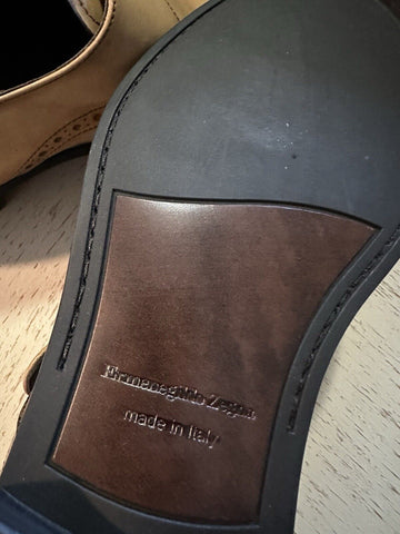 Ermenegildo Zegna Monk Dress Shoes MD Beige 12 US ( 45 Eu ) Italy New $780