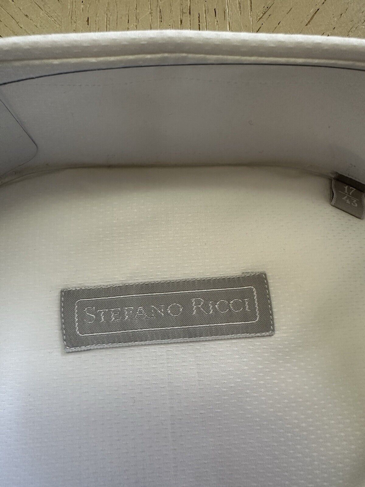 Stefano Ricci Men's Dress Shirt White Size 43/17 New $800 Italy