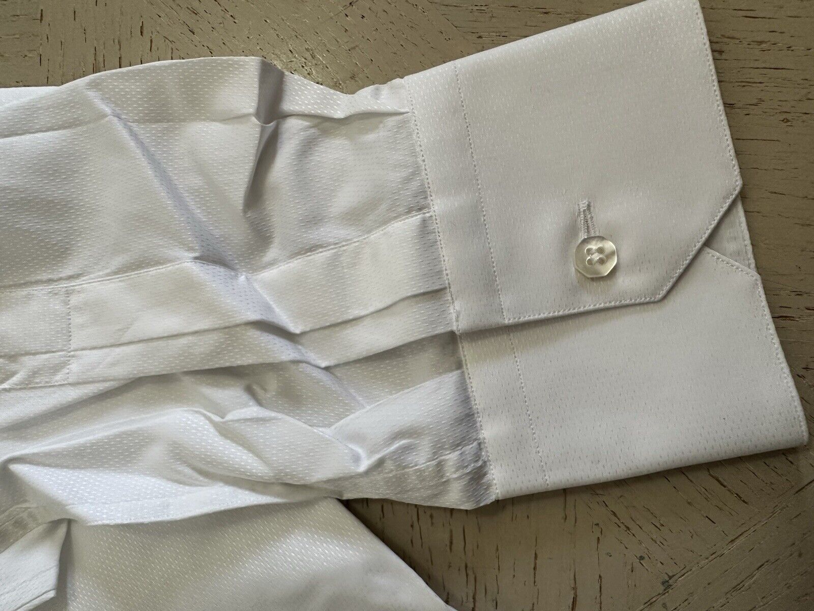 Stefano Ricci Men's Dress Shirt White Size 43/17 New $800 Italy