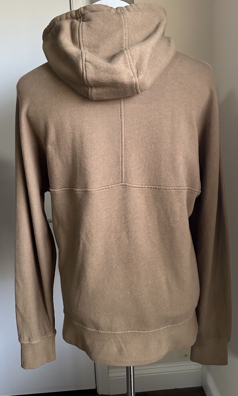 NWT $1195 Ermenegildo Zegna Hoodie Sweater Pullover Khaki 50 Eu ( M-L )