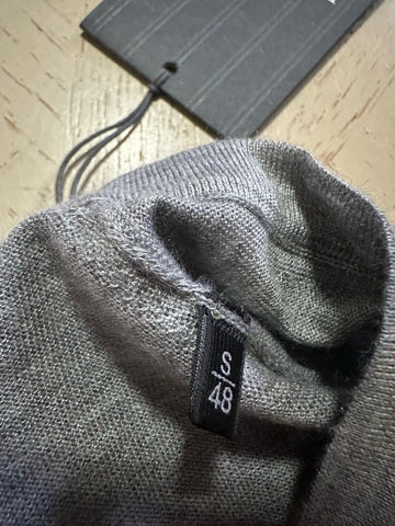 NWT $1195 Ermenegildo Zegna Knitwear V-Neck Sweater Gray 48 Eu/S Italy