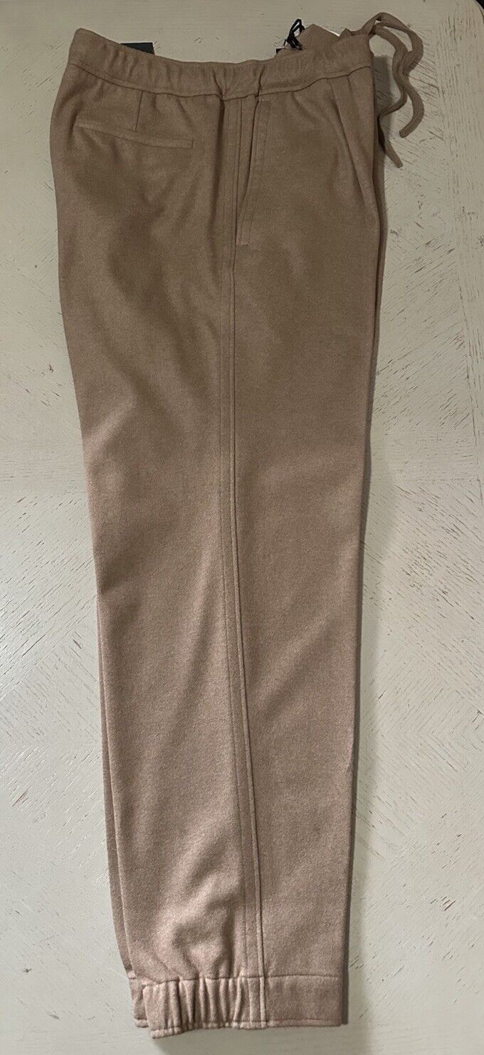 ZEGNA Mens Drawstring Jogger Fit Pants Brown 34 US/50 Eu New $1590