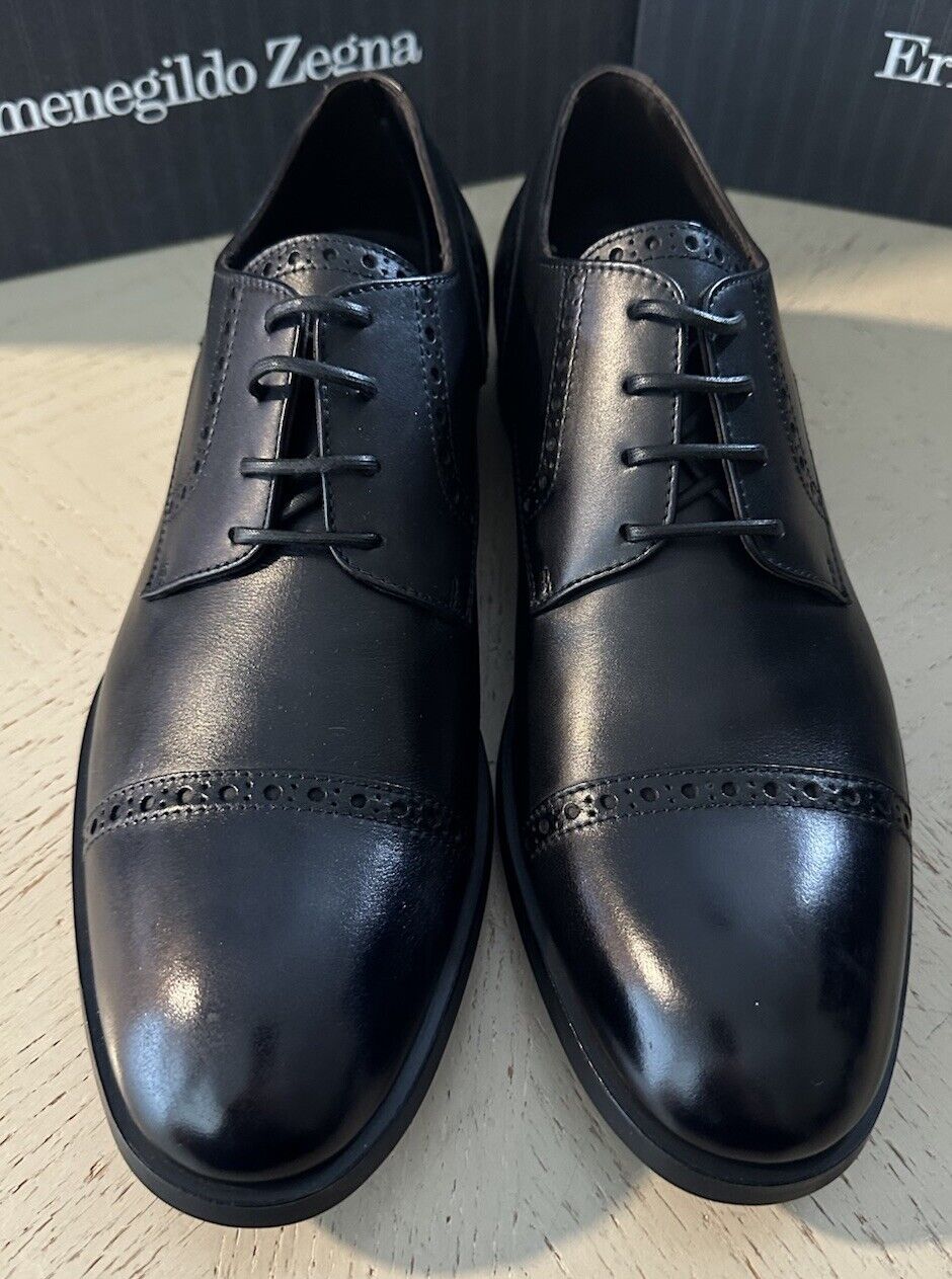 Ermenegildo Zegna Derby Dress Shoes Black 10 US ( 43 Eu ) Italy New $780