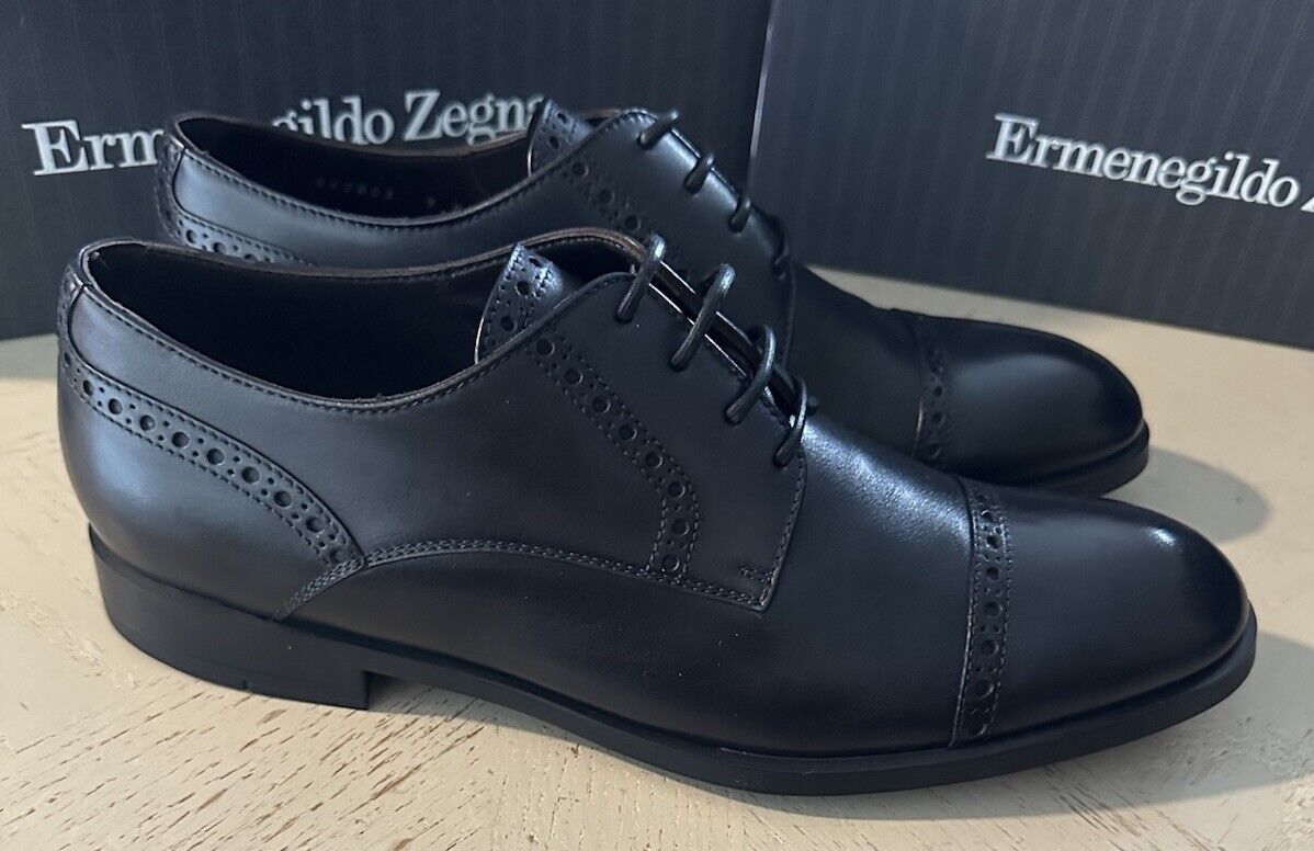 Ermenegildo Zegna Derby Dress Shoes Black 10 US ( 43 Eu ) Italy New $780