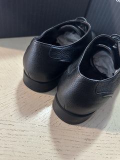 Ermenegildo Zegna Soft Leather Derby Dress Shoes Black 9.5 US/42.5 Eu New $990