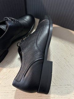 Ermenegildo Zegna Soft Leather Derby Dress Shoes Black 9.5 US/42.5 Eu New $990