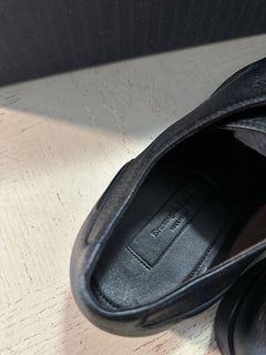 Ermenegildo Zegna Soft Leather Derby Dress Shoes Black 9.5 US/42.5 Eu New $990