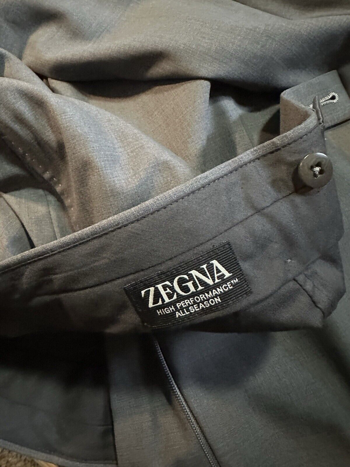 ZEGNA Wool Dress Pants Gray 40 US ( 56 Eu ) New $845