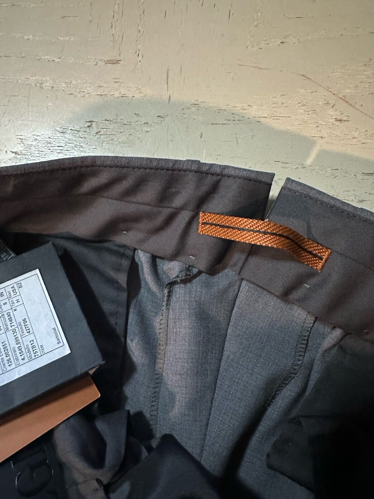 ZEGNA Wool Dress Pants Gray 40 US ( 56 Eu ) New $845