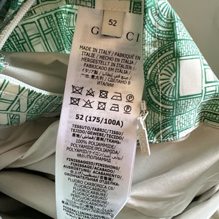 NWT $1900 Gucci Men's Oversized Track Jacket Green/white Size 42 US/52 Eu  Italy
