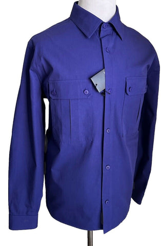 Saint Laurent Men Shirt Overshirt Jacket Encre/Blue Size 40/L New $850 Italy