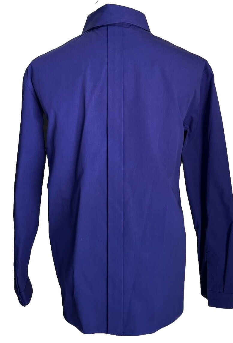 Saint Laurent Men Shirt Overshirt Jacket Encre/Blue Size 40/L New $850 Italy