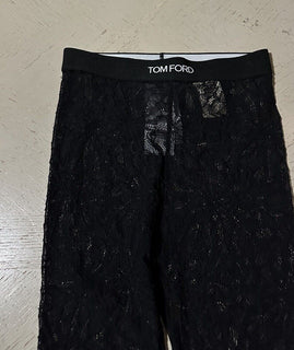 TOM FORD Circle Lace Footed Tights Black Size XS New $890