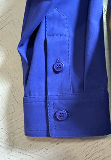 Saint Laurent Men Shirt Overshirt Jacket Encre/Blue Size 39/M $850 Italy