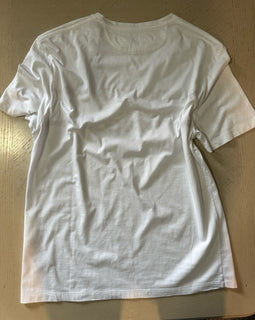 Stefano Ricci Men's Embroidered Chain Logo T-Shirt XL White Italy New $750