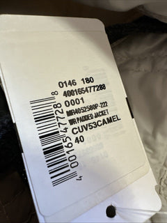 New S5495 Brunello Cucinelli Hooded Padded Jacket Camel Size 40/4