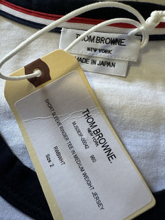 Thom Browne Men’s T Shirt White Size 2 ( M )