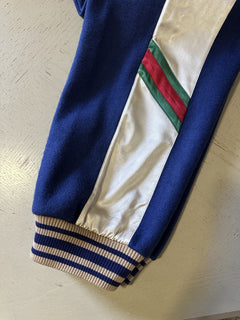New $1800 Gucci Men’s Track Pants Blue/Multicolor Size XL 715900