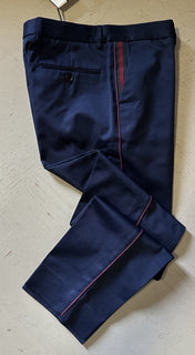 Gucci Men’s Wool  Dress Pants Navy 46 Eu ( Measured 32 ) New