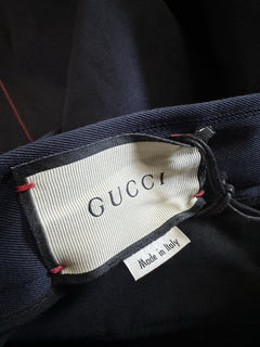 Gucci Men’s Wool  Dress Pants Navy 46 Eu ( Measured 32 ) New