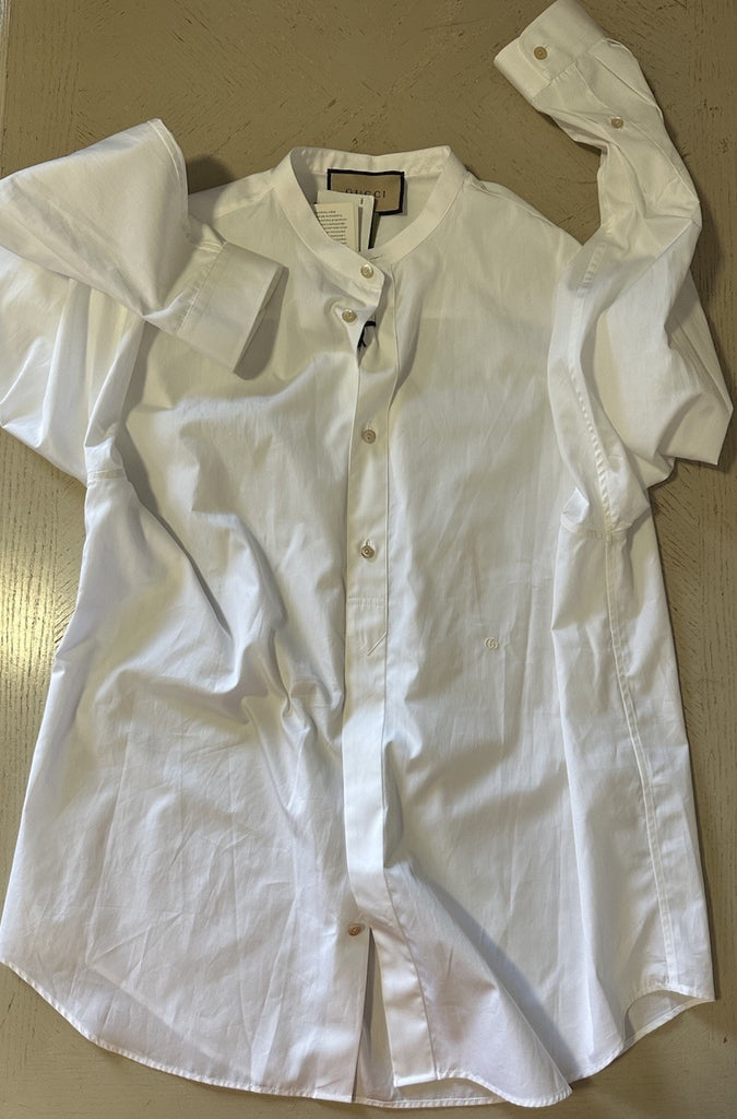 New Gucci Men’s Oversized Shirt White 50 Eu/XXL Italy