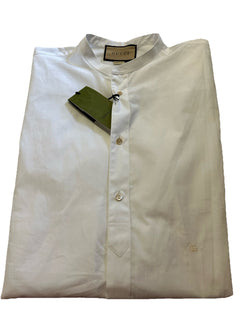 New Gucci Men’s Oversized Shirt White 50 Eu/XXL Italy
