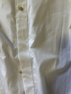 New Gucci Men’s Oversized Shirt White 50 Eu/XXL Italy