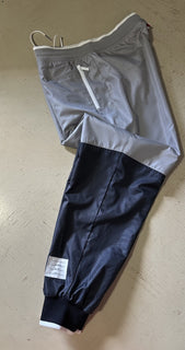 New $950 Thom Browne Men Track Pants Gray/Navy Size 3/L Italy