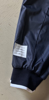 New $950 Thom Browne Men Track Pants Gray/Navy Size 3/L Italy