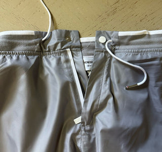 New $950 Thom Browne Men Track Pants Gray/Navy Size 3/L Italy
