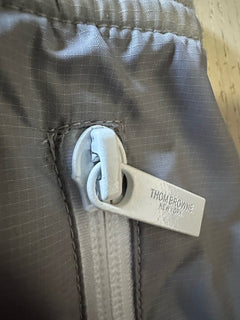 New $950 Thom Browne Men Track Pants Gray/Navy Size 3/L Italy