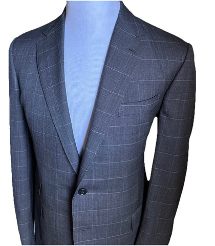 NWT $3295 Ralph Lauren Purple Label Wool Suit DK Gray 40R US/50R Eu