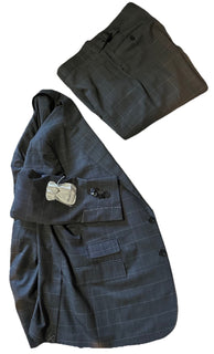 NWT $3295 Ralph Lauren Purple Label Wool Suit DK Gray 40R US/50R Eu