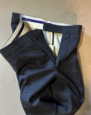 NWT $3295 Ralph Lauren Purple Label Wool Suit DK Gray 40R US/50R Eu