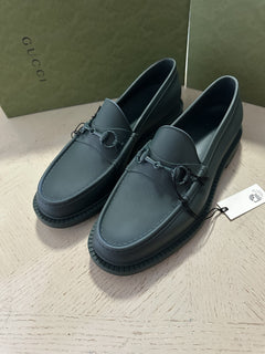 Gucci Men Rubber Loafers Shoes Green 12 US/11 UK New $550 771340
