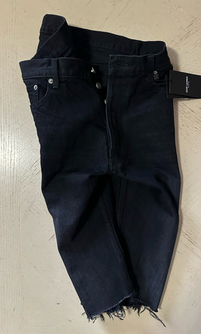 NWT $790 Saint Laurent Men High Rise Jeans Short Pants Black 32 ( Measured 34 )
