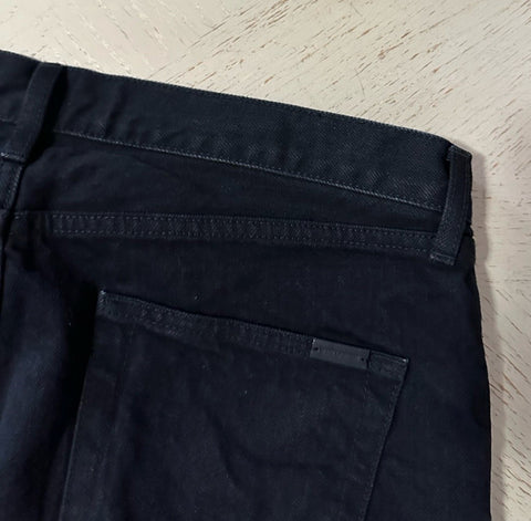 NWT $790 Saint Laurent Men High Rise Jeans Short Pants Black 32 ( Measured 34 )