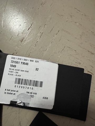 NWT $790 Saint Laurent Men High Rise Jeans Short Pants Black 32 ( Measured 34 )