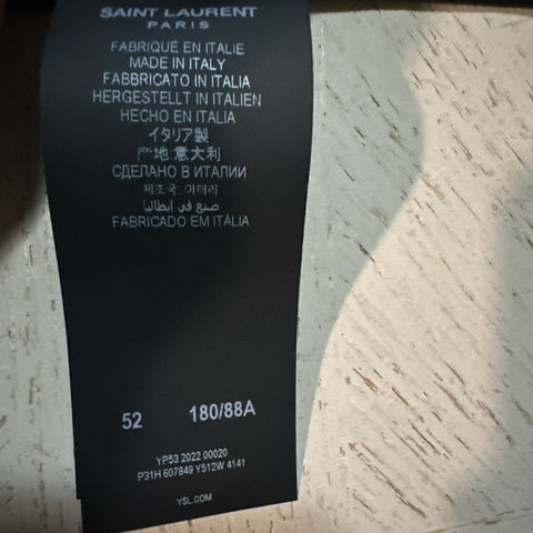 NWT $1290 Saint Laurent Men Tuxedo Pants Navy 52 Euro/36 US