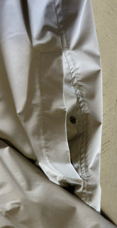 Kiton Men’s Woven Snap Jacket Beige Size 46 US/56 Eu New $3295