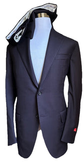 $6295 ISAIA Men’s Marechairo Soft Wool & Cashmere Suit DK Purple 46R US/56R Eu