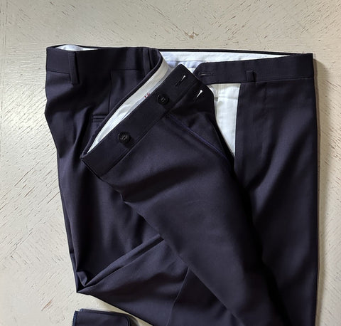 $6295 ISAIA Men’s Marechairo Soft Wool & Cashmere Suit DK Purple 46R US/56R Eu