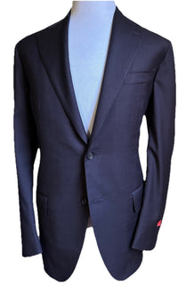 $6295 ISAIA Men’s Marechairo Soft Wool & Cashmere Suit DK Purple 46R US/56R Eu