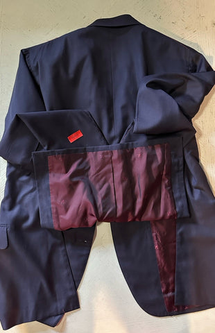 $6295 ISAIA Men’s Marechairo Soft Wool & Cashmere Suit DK Purple 46R US/56R Eu