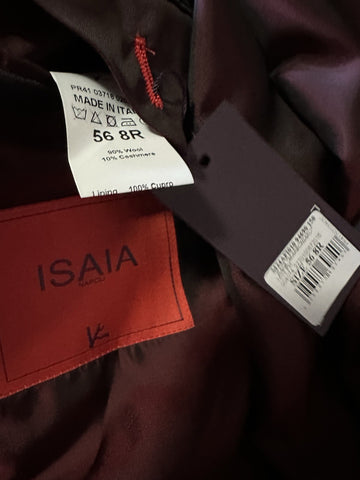 $6295 ISAIA Men’s Marechairo Soft Wool & Cashmere Suit DK Purple 46R US/56R Eu