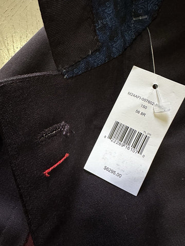 $6295 ISAIA Men’s Marechairo Soft Wool & Cashmere Suit DK Purple 46R US/56R Eu