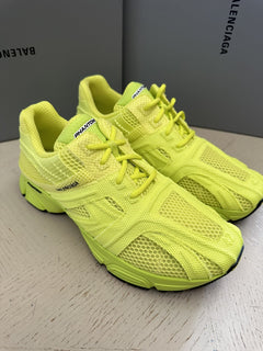 NIB $795 Balenciaga Phantom Monocolor Mesh Trainer Sneakers LIMEBLACK 9 US/42 Eu